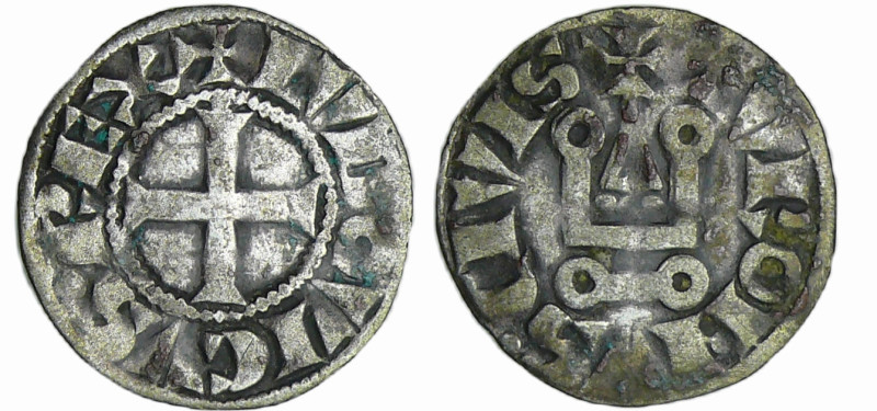 France - Louis IX (1245-1270) - Denier tournois
A/ + LVDOVICVS REX. Croix. 
R/...