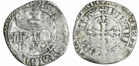 France - Jean II le Bon (1350-1364) - Blanc à la couronne
A/ + IOHANNES DEI GRA. Croix latine fleurdelisée et recroisetée, coupant la légende en bas....