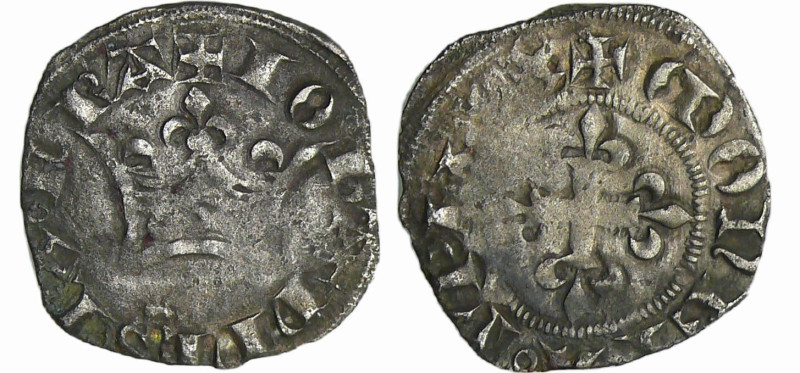 France - Jean II le Bon (1350-1364) - Double parisis - 3ème type (30 août 1360)...