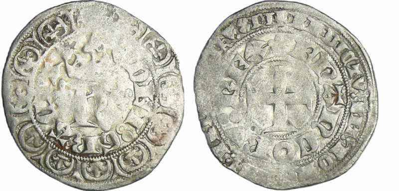 France - Charles V (1364-1380) - Blanc au K - (20 avril 1365)
A/ DEI : GRACIA d...