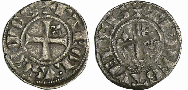 France - Comté d'Anjou - Charles II - Denier
Charles II (1285-1290). A/ KAROLVS...