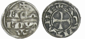 France - Aquitaine - Richard Cœur De Lion - Denier
Richard Cœur De Lion (1189-1199). A/ RICARDVS en deux lignes. Au-dessus, une croisette et en-desso...