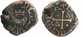 France - Seigneurie du Béarn - Henri D'Albret - Vaquette
Henri d'Albret (1516-1555) A/ + HEnRICVS: DEI. Vache sommée d’une couronne. 
R/ + PAX: ET: ...