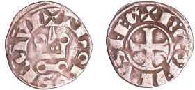 France - Languedoc - Toulouse - Alphonse de Poitiers - Denier
Alphonse de Poitiers (1249-1271). A/ TOLOSA CIVI Châtel tournoi.
R/ + A CO FILIVS REG ...
