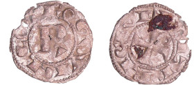 France - Languedoc - Vicomté de Bézier - Roger II - Obole
Roger II (1167-1194). A/ RO. VICECO. Grand R barré. 
R/ BITERI CIVI. Croix cantonnée d'un ...