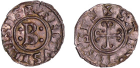 France - Languedoc - Seigneurie d'Anduse et de Sauve - Bernard l'aîne - Denier
Bernard l'aîné (1145-1164). A/ + ANDVSIENSIS. B entre quatre globules....
