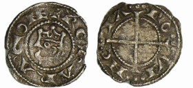 France - Provence - Alphonse II d'Aragon - Obole
Alphonse II d'Aragon (1196-1209). A/ + REX° ARA°GONE, (N et E liés). Tête couronnée de profil, à gau...