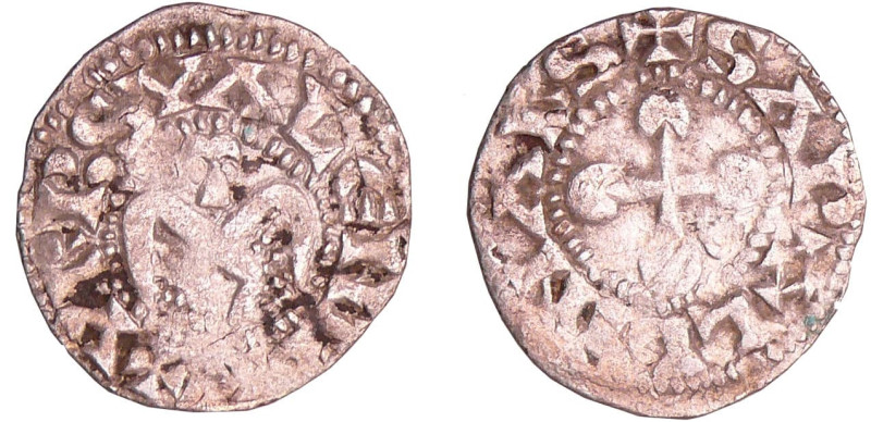 France - Dauphiné - Denier de Valence (1100-1200)
A/ + VRBS VALENTIAI. Aigle de...