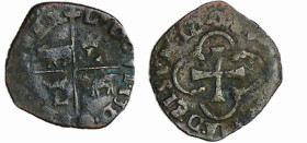 France - Louis XIII (1610-1643) - Vaquette du Béarn du 1er type, sans date
TB
L4L.31-Ga.17
 Cu ; 0.53 gr ; 13 mm