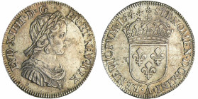 France - Louis XIV (1643-1715) - ¼ d'écu à la mèche courte - 1644 A (Paris)
SUP
L4L.152-Ga.139
 Ar ; 6.81 gr ; 27 mm