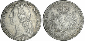 France - Louis XV (1715-1774) - Ecu au bandeau - 1752 T (Nantes)
TTB
L4L.494-Ga.322
 Ar ; 29.05 gr ; 40 mm