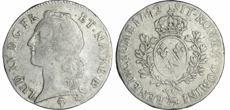 France - Louis XV (1715-1774) - Ecu de Béarn au bandeau - 1742 (Pau)
TB
L4L.50...