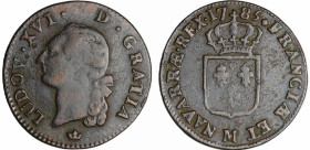 France - Louis XVI (1774-1792) - Sol - 1785 M (Toulouse)
TB
L4L.547-Ga.350
 Cu ; 11.33 gr ; 30 mm