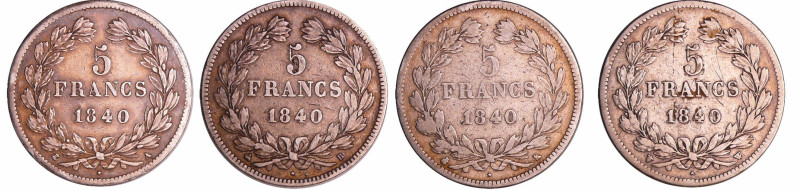 France - Louis-Philippe Ier (1830-1848) - 5 francs tête laurée 1er type tranche ...