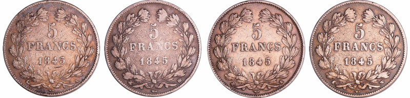 France - Louis-Philippe Ier (1830-1848) - 5 francs tête laurée 1er type tranche ...