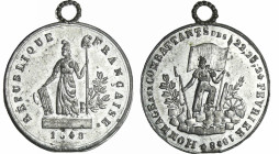 France - Médaille politique - Journées de Févier 1848
SUP
Collignon.146
 Etain ; 4.37 gr ; 34 mm
