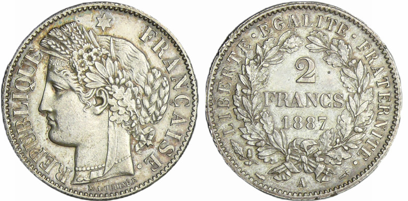 France - Troisième république (1871-1940) - 2 francs Cérès avec légende 1881 A (...