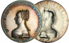 France - Diane de Poitiers - Médaille uniface ND (1602)
A/ DIANA. DVX. VALENTINORVM. CLARISSIMA. Buste de Diane de Poitiers à gauche.
SUP
Maz.432
...