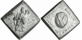 Mérau en étain - Lille ! - 1742
A/ Evêque de face N O P
R/POVR VN MIRVLX DV CHAMP GE 1742 écu ovale.
SUP
 Etain ; 28*28 mm ; 13.26 gr
