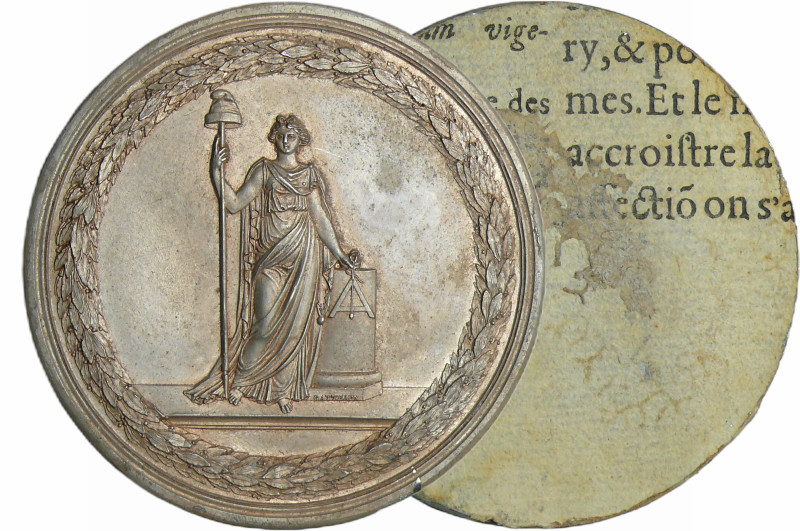 France - Médaille uniface en étain
SUP
--
 Etain ; 38.77 gr ; 60 mm
Tirage e...