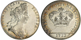 France - Jeton argent - Marie-Adélaïde de Savoie, Dauphine et mère de Louis XV (1685-1712) - 1712
SUP
Feu.11199
 Ar ; 6.85 gr ; 29 mm