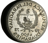 Paraguay - Coin de revers - 4500 guaranies 1972
SPL
 Acier ; 350.61 gr ; 40 mm