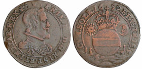 Pays-Bas Meridionaux - Philippe IIII (1621-1665) - Arrivée de la reine Marie-Anne d'Autriche en Espagne - 1650 (Bruxelles)
Revers : CVM SOLE ET ASTRI...
