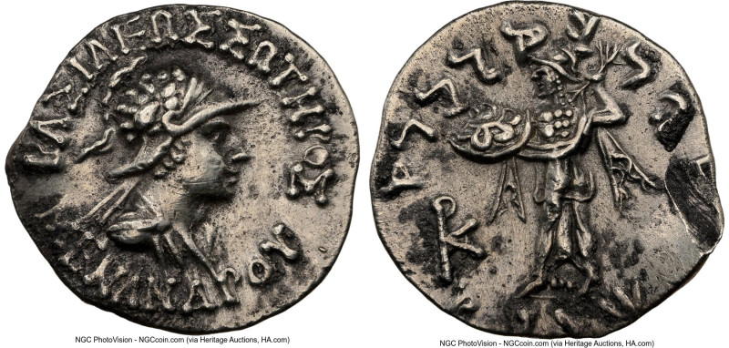 INDO-GREEK KINGDOMS. Bactria. Menander I Soter (ca. 165/155-130 BC). AR Indic dr...