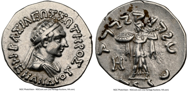 INDO-GREEK KINGDOMS. Bactria. Menander I Soter (ca. 165/155-130 BC). AR Indic dr...