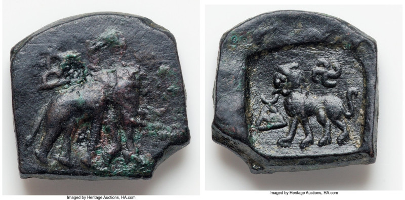 INDIA. Post-Mauryan (Punjab). Taxila. Local Issue. Ca. 200-1 BC. AE unit (20mm, ...