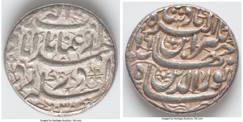 Mughal Empire. Jahangir Rupee AH 1030 Year 16 (1621) XF, Ahmadabad mint, KM149.4...