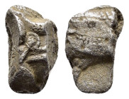 JUDAEA.(Circa 13th-5th century BC).Cut AR Hacksilver Dishekel.

Condition : Good very fine.

Weight : 2.16 gr
Diameter : 11 mm