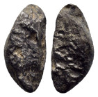 JUDAEA.(Circa 13th-5th century BC).Cut AR Hacksilver Dishekel.

Condition : Good very fine.

Weight : 2.31 gr
Diameter : 7 mm