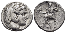KINGS of MACEDON. Alexander III The Great (336-323 BC).Pergamon.Tetradrachm. 

Condition : Good very fine.

Weight : 16.46 gr
Diameter : 26 mm