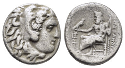 KINGS of MACEDON. Alexander III The Great.(336-323 BC).Sardes.Drachm. 

Condition : Good very fine.

Weight : 3.97 gr
Diameter : 16 mm