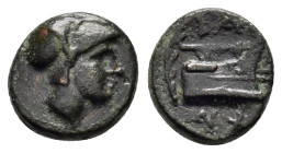 KINGS of MACEDON. Demetrios I Poliorketes (306-283 BC).Salamis.Ae.

Condition : Good very fine.

Weight : 1.65 gr
Diameter : 11 mm