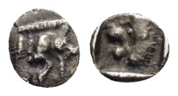 MYSIA. Kyzikos.(Circa 450-400 BC). Hemiobol.

Condition : Good very fine.

Weight : 0.22 gr
Diameter : 5 mm