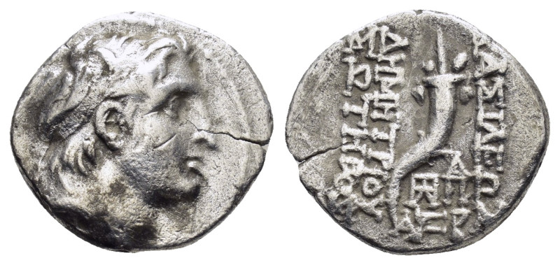 SELEUKID KINGS of SYRIA.Demetrios I.(162-150 BC). Antioch.Drachm.

Condition : G...