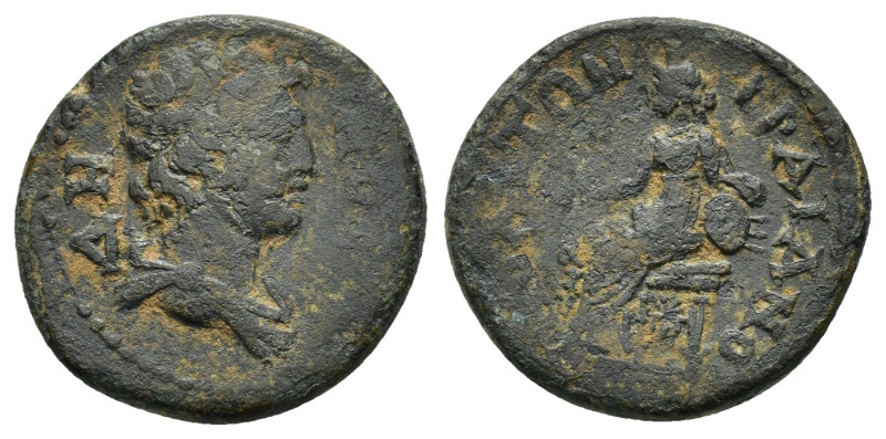 PHRYGIA. Trajanopolis. Pseudo-autonomous.(2nd century).Ae.

Condition : Good ver...