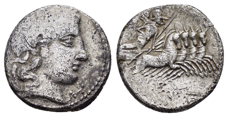 ANONYMOUS.(Circa 86 BC).Rome.Denarius. 

Condition : Good very fine.

Weight : 3...