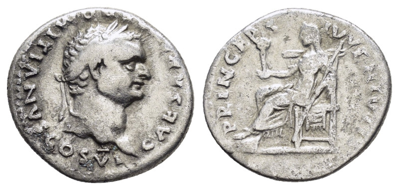 VESPASIAN.(69-79). Rome.Denarius.

Condition : Good very fine.

Weight : 3.11 gr...