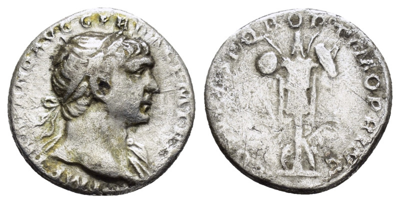 TRAJAN (98-117). Rome.Denarius.

Condition : Good very fine.

Weight : 3.09 gr
D...