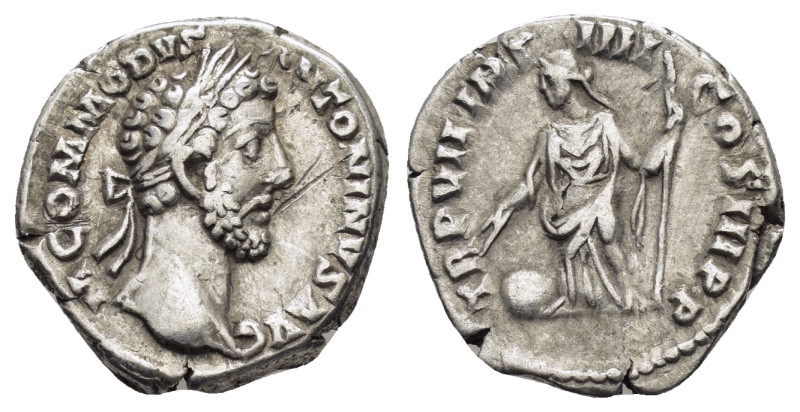 COMMODUS (177-192).Rome.Denarius.

Condition : Good very fine.

Weight : 3.64 gr...