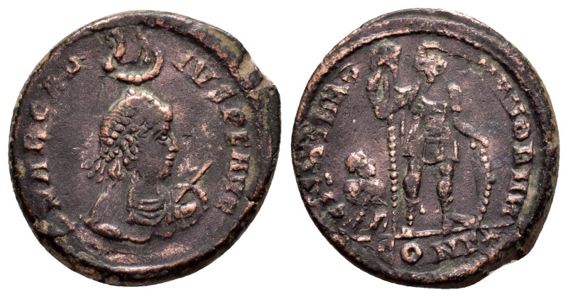 ARCADIUS (383-408). Constantinople.Follis.

Condition : Good very fine.

Weight ...