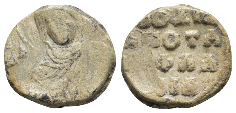 BYZANTINE LEAD SEAL.(Circa 7th-11th Century).Pb.

Condition : Good very fine.

W...