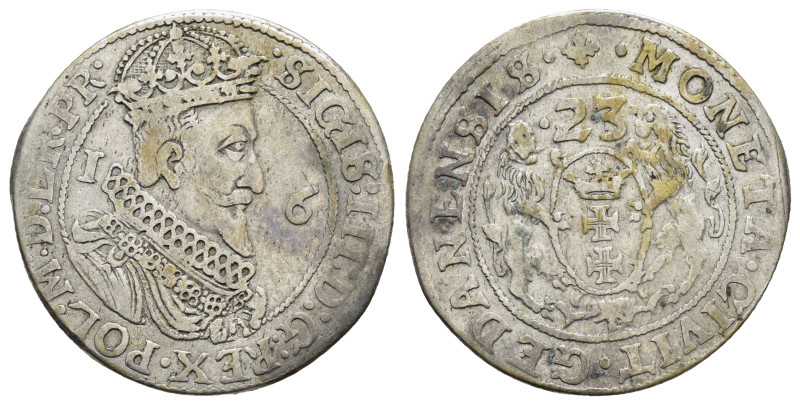 POLAND. Sigismund III Vasa (1587-1632). Ort (1623). Gdansk.Danzig.

Condition : ...