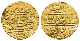 OTTOMAN EMPIRE. Selim II (1566-1574 AD).Saqiz (Chios) and 974 AH. Sultani.

ضارب النضر
صاحب العز والنصر في
البر والبحر

سلطان سليم بن سليمان خان...