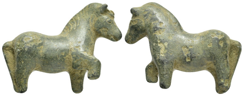 ANCIENT ROMAN BRONZE HORSE FIGURINE.(1st- 3rd century).Ae.

Condition : Good ver...