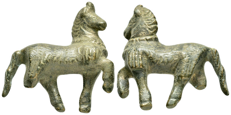 ANCIENT ROMAN BRONZE HORSE FIGURINE.(1st- 3rd century).Ae.

Condition : Good ver...