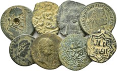 ANCIENT BRONZE COINS.SOLD AS SEEN.NO RETURN.